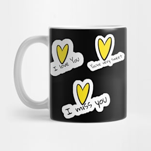 stickers love Mug